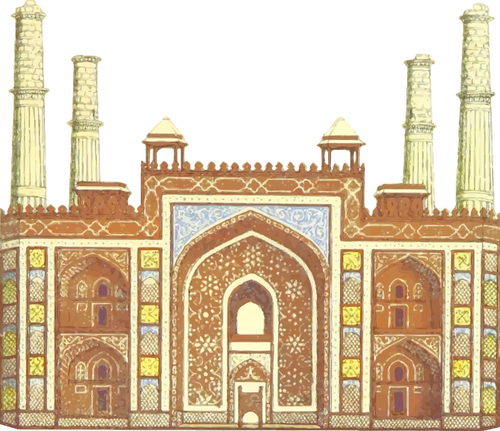 Túmulo de indiano em estilo vintage