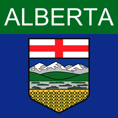 Alberta symbol vektorové grafiky