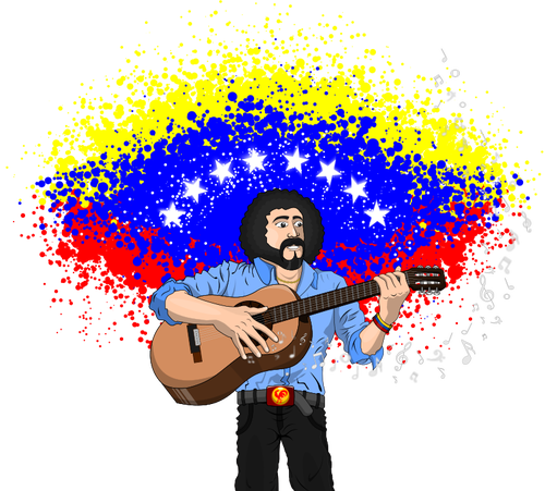 Ilustración de vector de Ali Primera