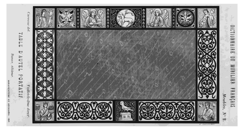 Altar-sacred table vector image