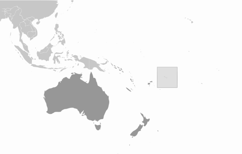 Emplacement des Samoa américaines