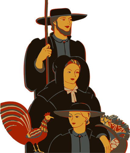 Amish familie