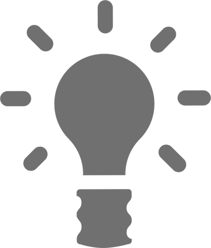 Gray light icon