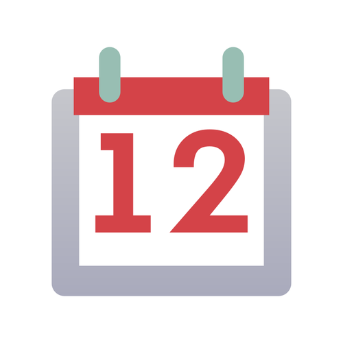 Андроид календаря значок векторное изображение