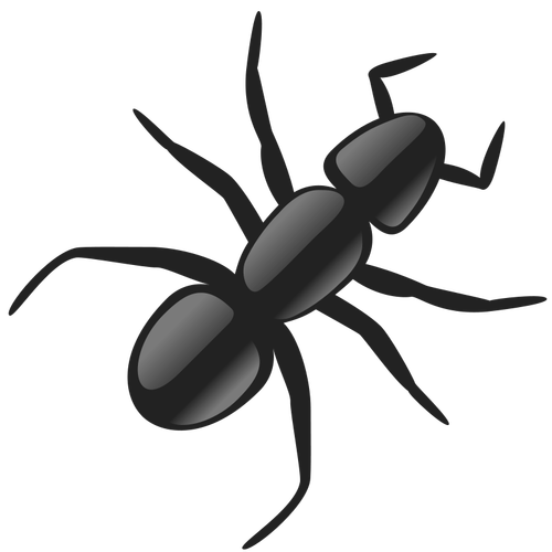 Vector image of an ant