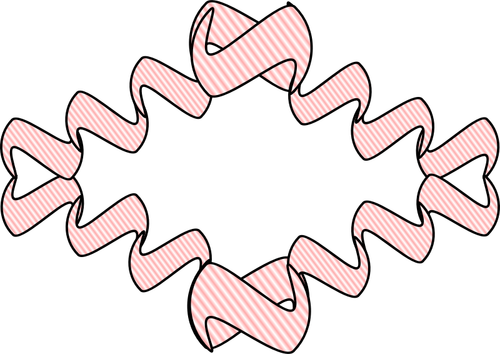 Image vectorielle ruban rayé