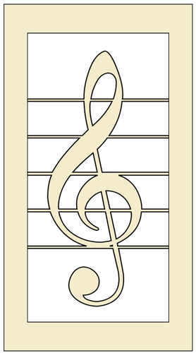 Gráficos vectoriales TREBLE clef