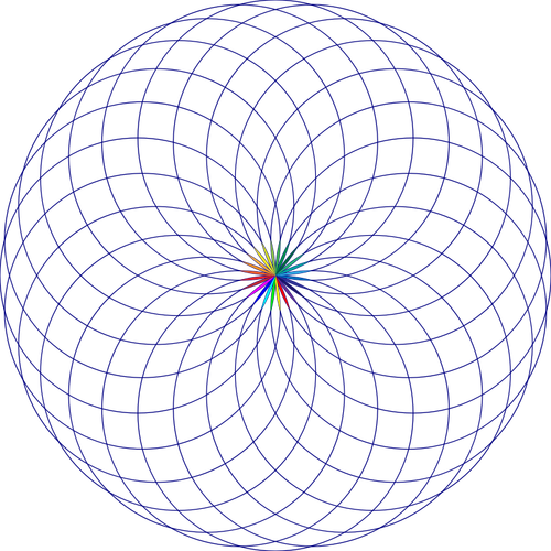 असतत एनिमेटेड mandala