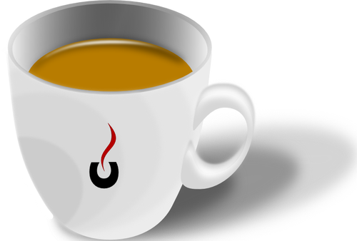 grafica vettoriale della tazza di caffè espresso