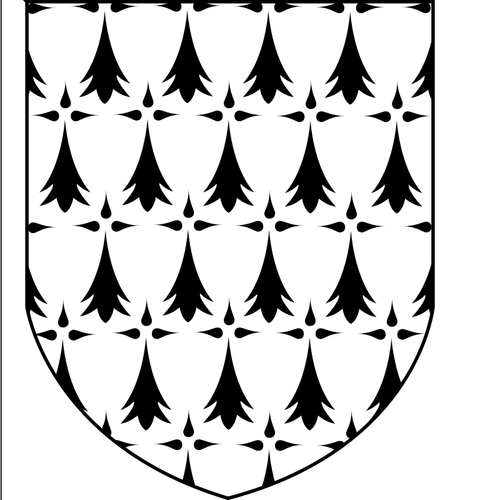 ブルターニュの国章のベクトル画像