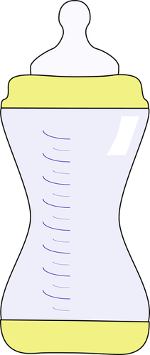 Vector image of baby bottle