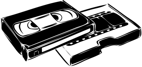 Video cassette vector afbeelding