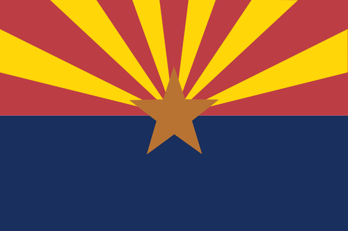 Arizona vektor bendera