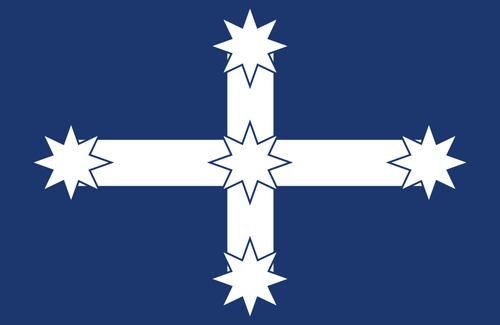 Eureka Flag vector clip art