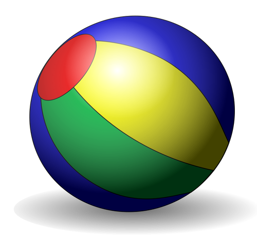 Badboll vektor ClipArt