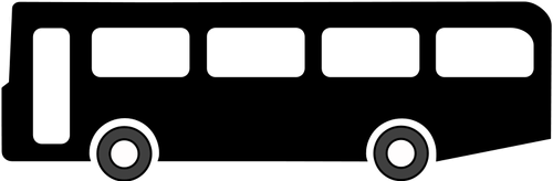 Автобус символ вектор