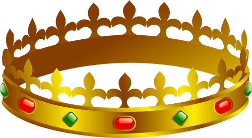 Royal crown vektorbild