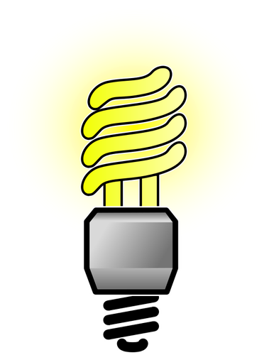 Energy saver ampoule vector image