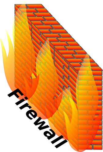 Couleur pare-feu vector illustration