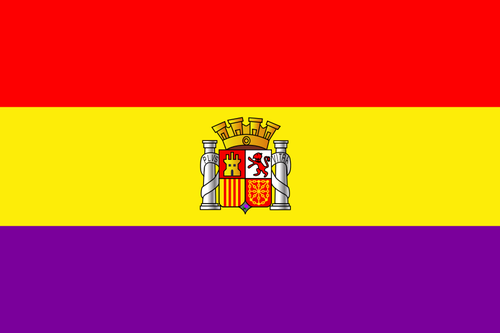 Imágenes Prediseñadas Vector de bandera de la Segunda República española