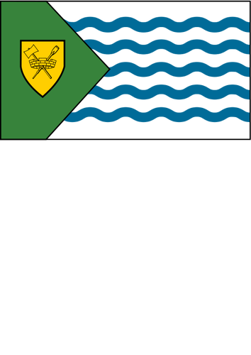 Bandeira da cidade de Vancouver vector clipart