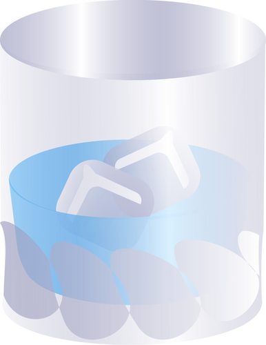Vector illustration of a glass
