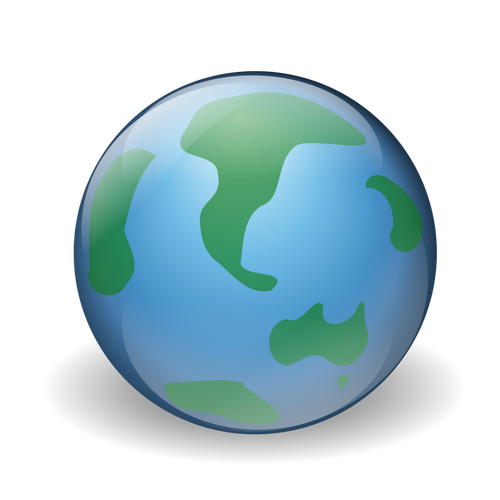 Globe vektorbild