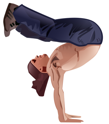 Handstand vektor ClipArt