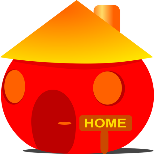 Casa ícone vector clip-art