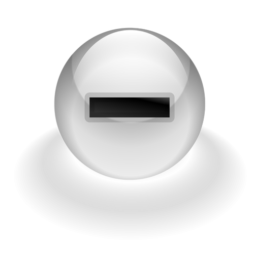 Минус компьютера кнопка векторное изображение