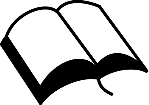 Vector graphics of open book