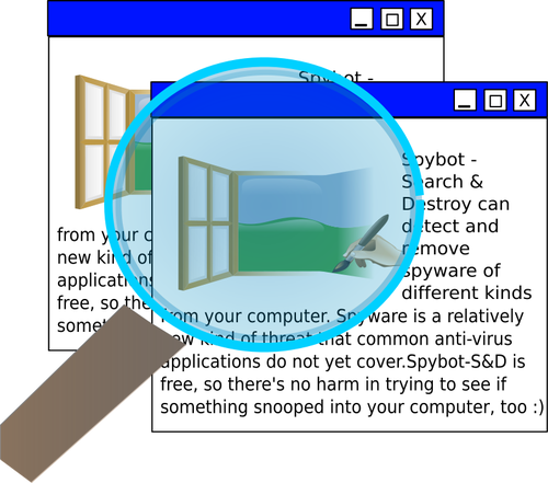 Spybot vector imagine