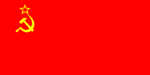 SSSR vlajka vektorový obrázek