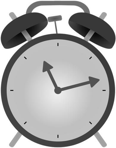 Desenho vetorial do relógio analógico alarme