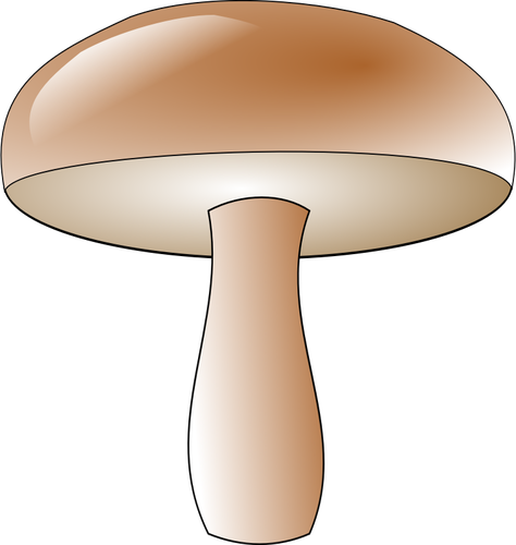 قصاصة متجهية Champignon