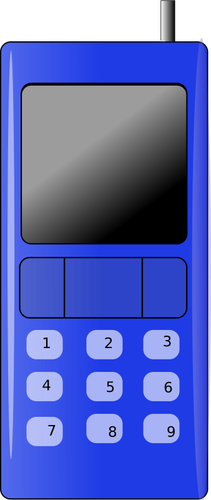 Простой мобильный телефон векторное изображение