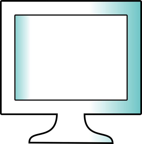 Displej LCD vektorový obrázek