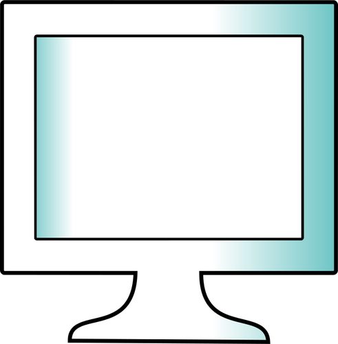 Liquid - crystal display vector afbeelding