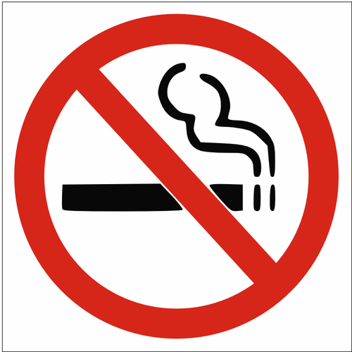 No smoking sign vector image