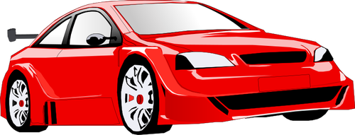 Vector graphics of a sports vehicle