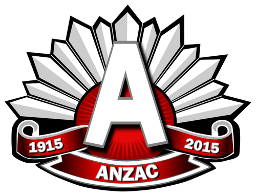 Anzac røde logoen