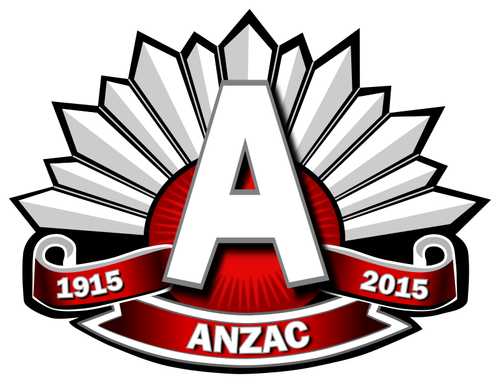 Logo de l’Anzac rouge