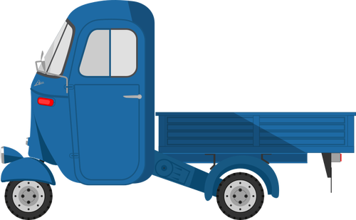 Blue truck image