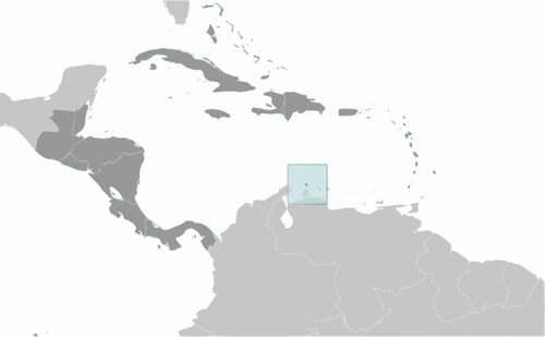 Localização de Aruba