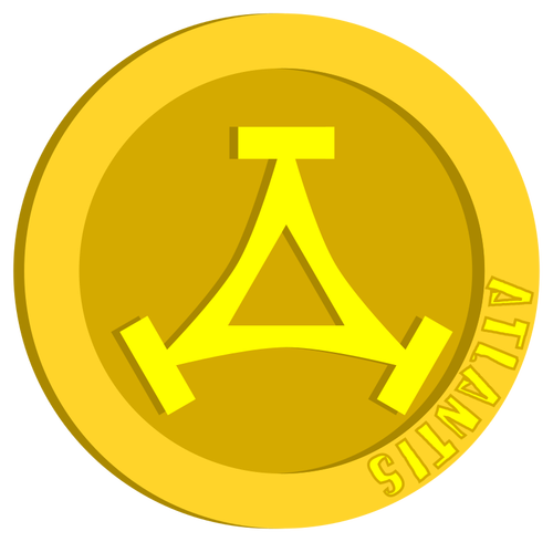 Монета "Атлантис"