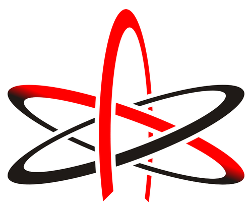 Atom ateismus vektorové grafiky