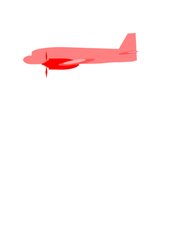 赤い飛行機