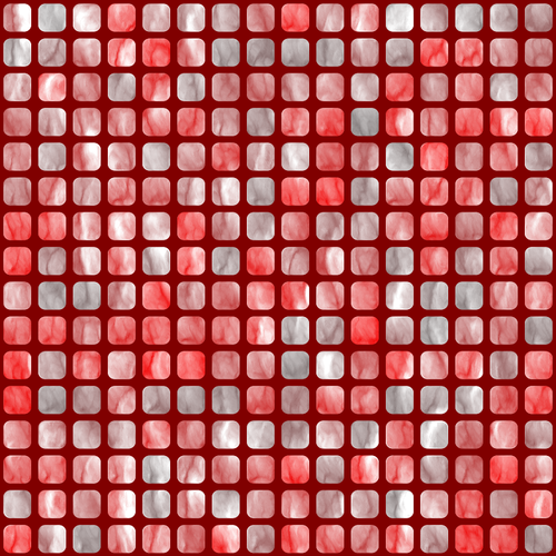 Wallpaper met rode vierkantjes