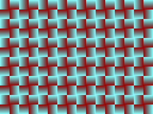 مربعات ذات حدود حمراء