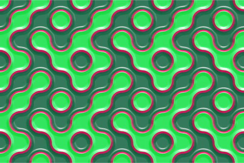 patrón de burbujas de baba verde